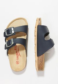 Superfit - FUSSBETTPANTOFFEL SANDALS - Tofflor & inneskor - ocean Miniatyrbild 1