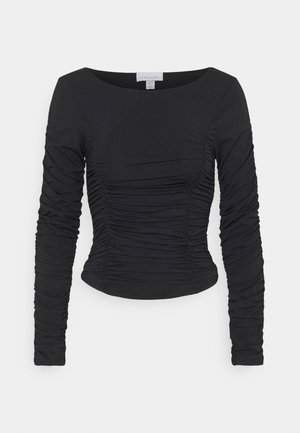 Top s dlouhým rukávem - black