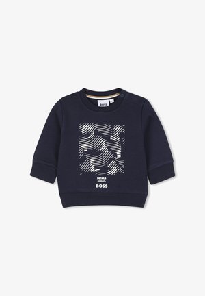 BOSS Kidswear, SWEAT COL ROND - Sweatshirt - bleu cargo