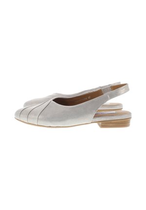 Slingback ballet pumps - drill lusso cipria