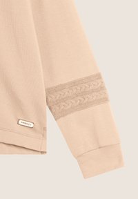 Freddy COLLO A COSTE E  TRICOT A TRECCE - Sudadera - cuban sand