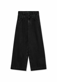 HEYANNO MMHNOBLE DRAPY  - Flared Jeans - black