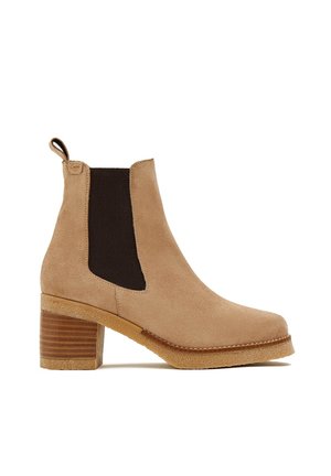 CON ELÁSTICO - Botines - beige