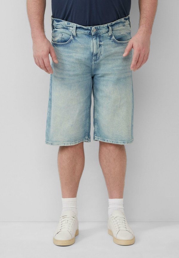 CASBY MID RISE - Jeans Shorts - blau