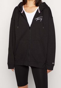 Tommy Jeans Sudadera con cremallera - black