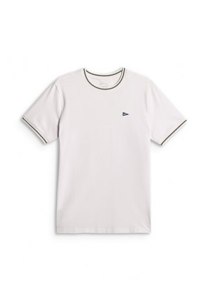 4F, 4F T-SHIRT REGULAR GŁADKI MĘSKI - T-shirt basic - white