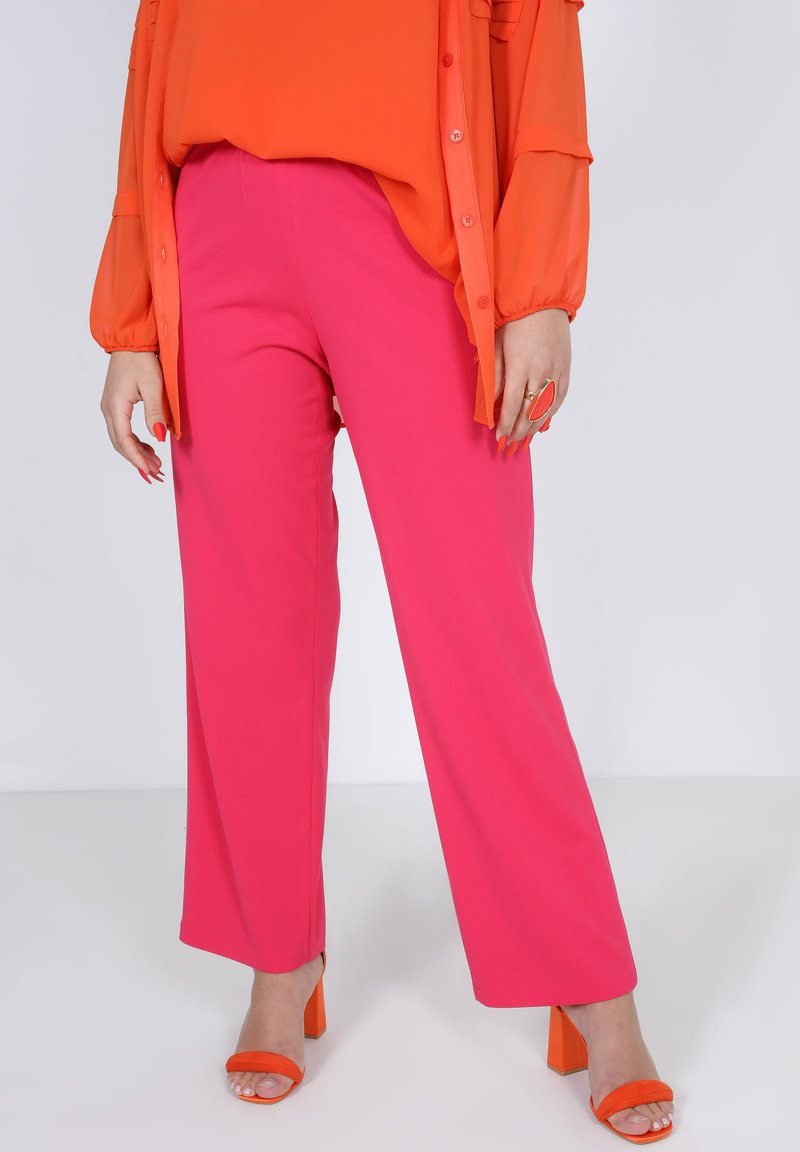 Jean Marc Philippe TAILLEUR DROIT UNI - Broek - fushia