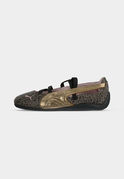 PUMA SPEEDCAT LEOGIRL JR - Ankle strap ballerina shoes - matte bronze/gold-coloured — foto 2