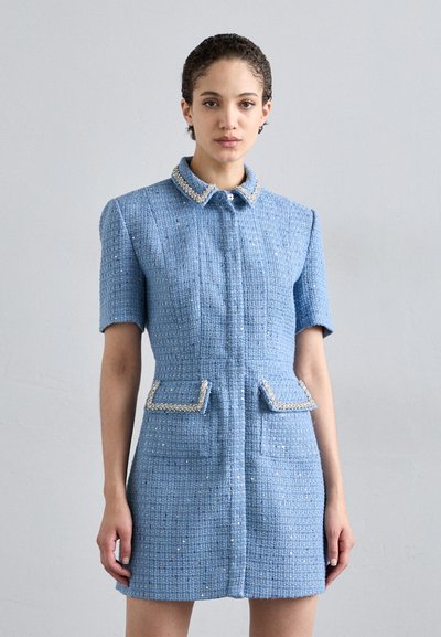 Maje RILYA - Vestido camisero - bleu