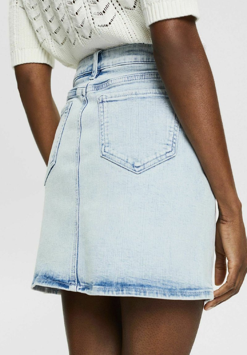 Damen Jeansröcke | Esprit Minirock blue bleached/bleached denim - II17982 Damen Jeansröcke | Esprit Minirock blue bleached/bleached denim - II17982