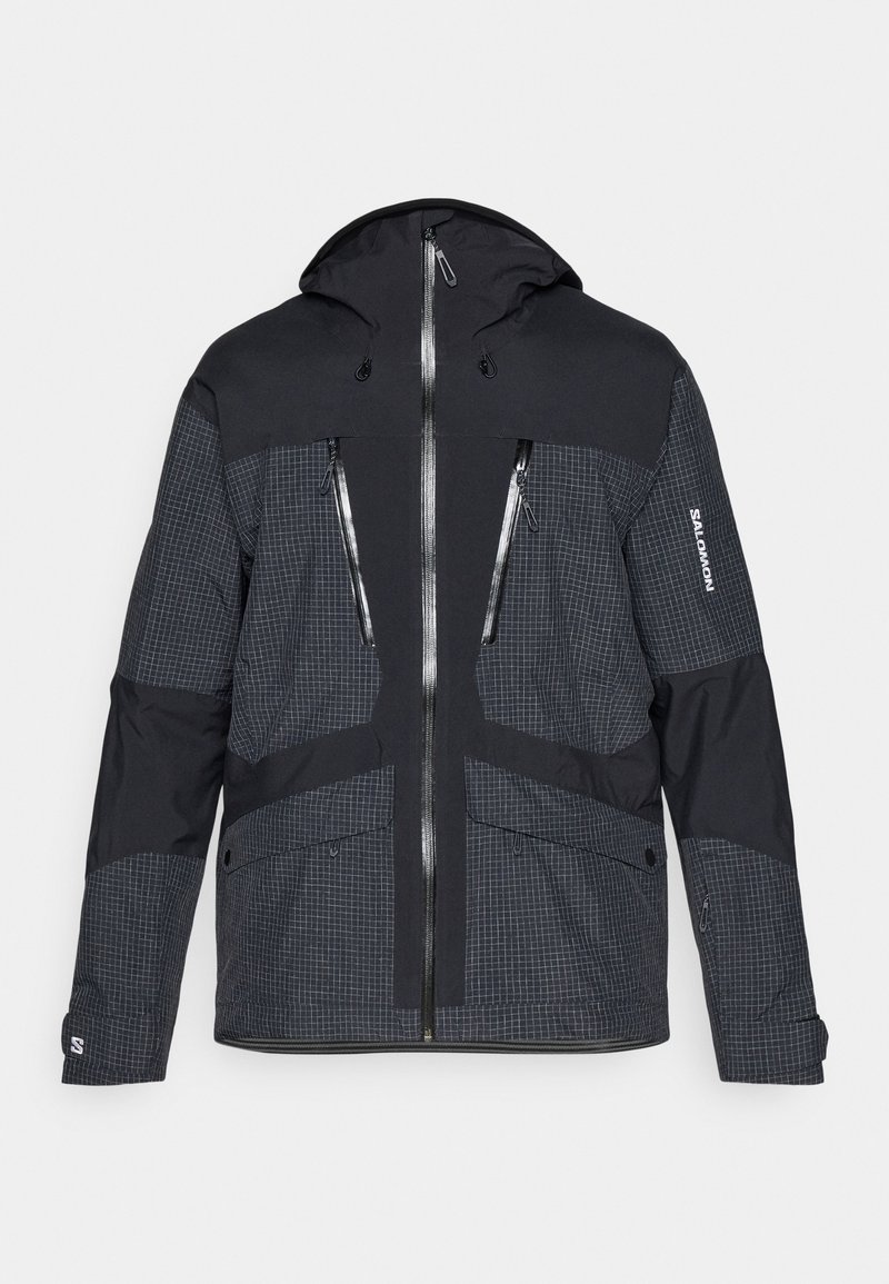 Salomon SPARK JACKET - Ski jacket - deep black/black - Zalando.co.uk