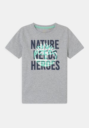SHORT SLEEVES - T-shirt print - grey