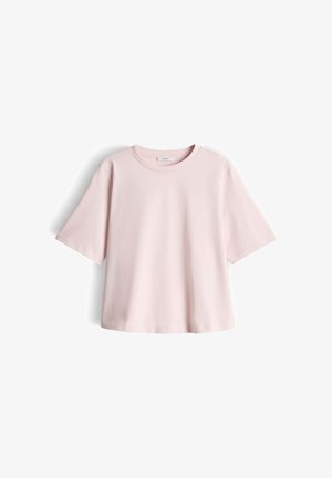 OPUS, RELAXED CLEAN SOFT LOOK - Basic T-shirt - rose tint