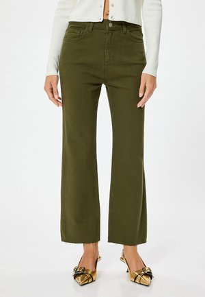 KICK FLARE  - Flared-farkut - khaki