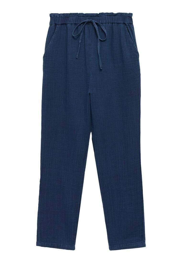 Mango Broek donkerblauw Mango Broek donkerblauw