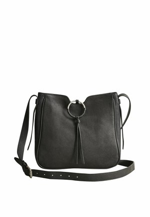 MESSENGER - Taška cez plece - black