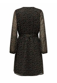 ONLY ONLCERA 3/4 SHORT WVN - Marškininė suknelė - black