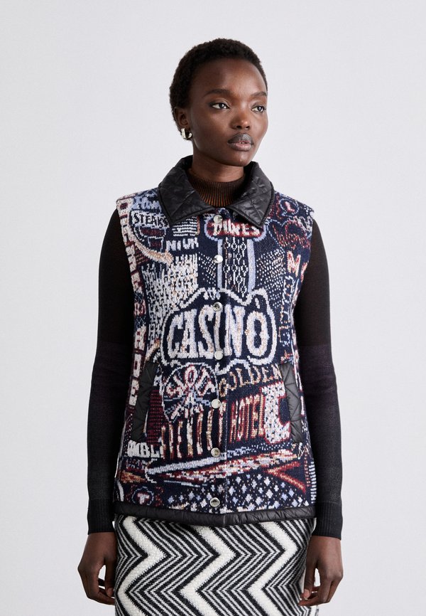 VEST - Weste - multicolor dark tones