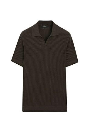 Massimo Dutti, Poloshirts - dark brown