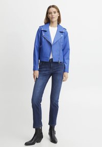 b.young BYACOMY BIKER JACKET - - Jacka i konstläder - strong blue