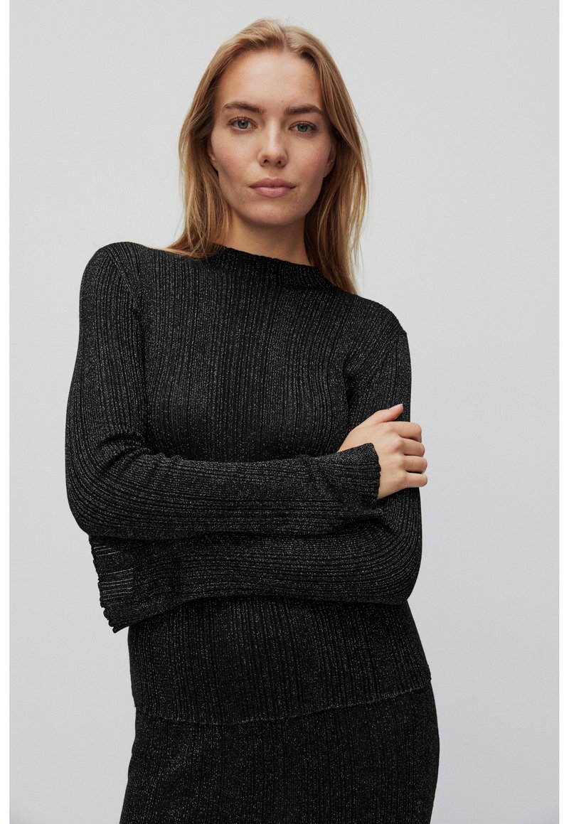 Cardigan Donna Maniche 3/4 Con Paillettes E Glitter - Taglie Forti UK 14-28