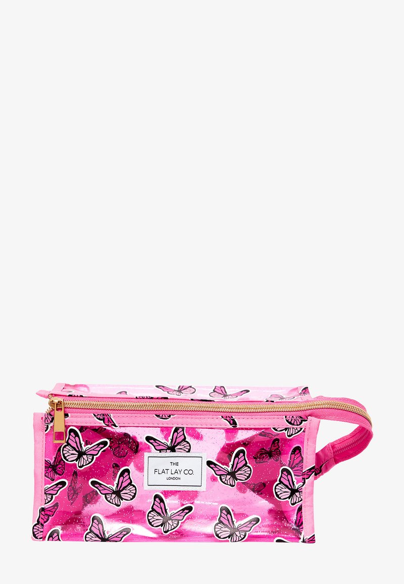 The Flat Lay Co. THE FLAT LAY CO. JELLY MAKEUP BOX BAG - Face Accessory - pink glitter