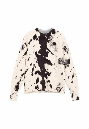 Desigual, PRINTED SWEATER - Jersey de punto - white