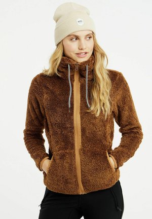 FULL ZIP RIRI - Giacca in pile - fudgecamel