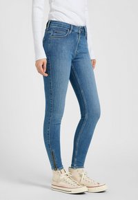 Lee 5-POCKET SCARLETT ZIP - Jeans Skinny Fit - blue buzz