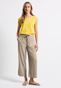 Street One Tygbyxor - beige