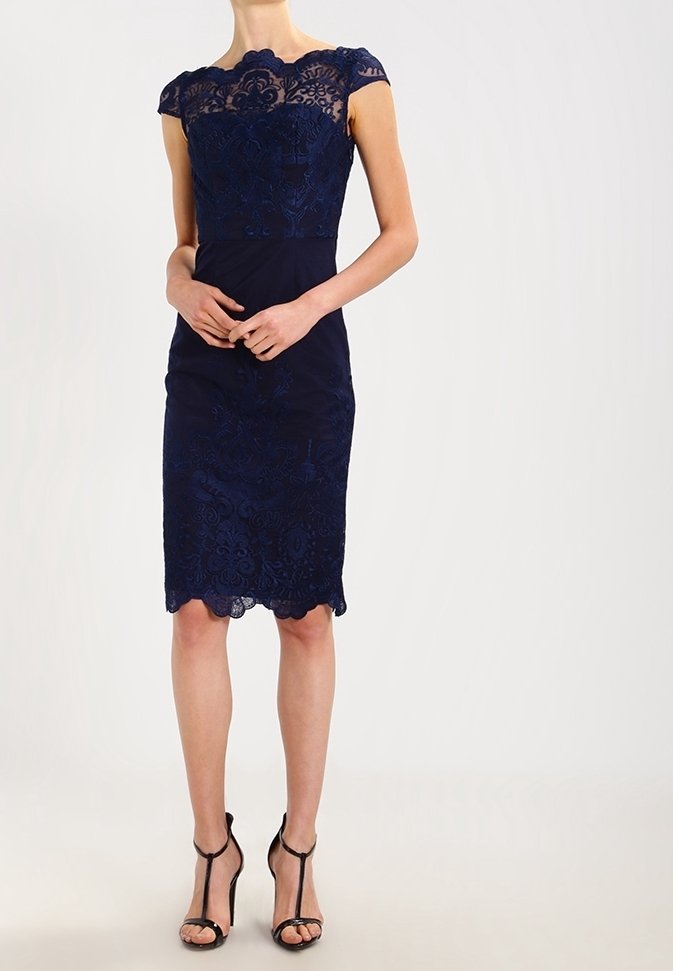 Chi Chi London Cocktail dress / Party dress - dark blue - (Pre-owned) - Zalando.ie Chi Chi London Cocktail dress / Party dress - dark blue - (Pre-owned) - Zalando.ie