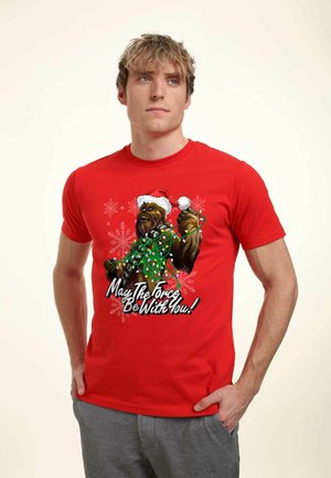 Star Wars STAR WARS: CLASSIC WOOKIEE FORCE UNISEX - T-shirt z nadrukiem