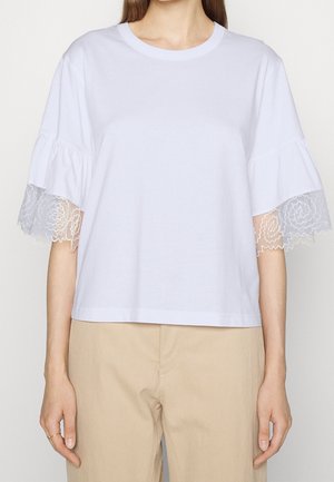 T-shirt med print - white