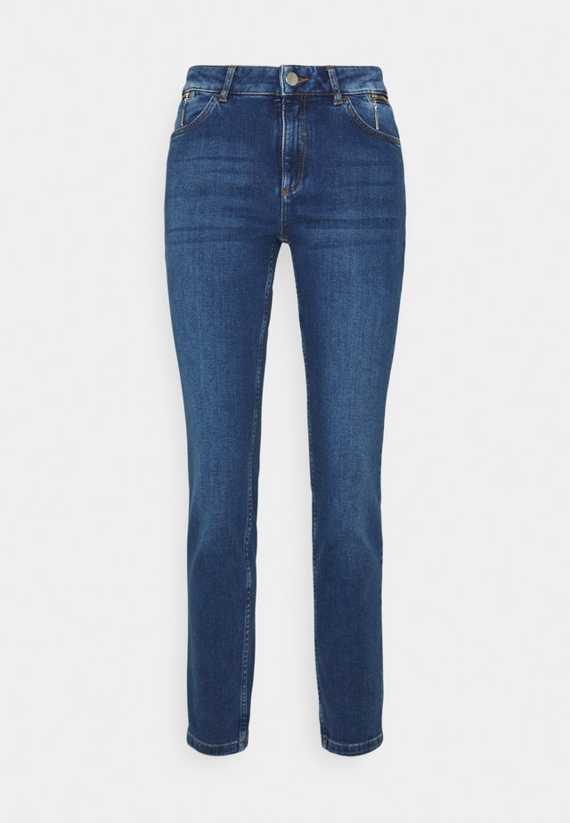 HOSE LANG - Slim fit jeans - dark blue