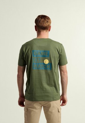 GAME - Camiseta estampada - kaki
