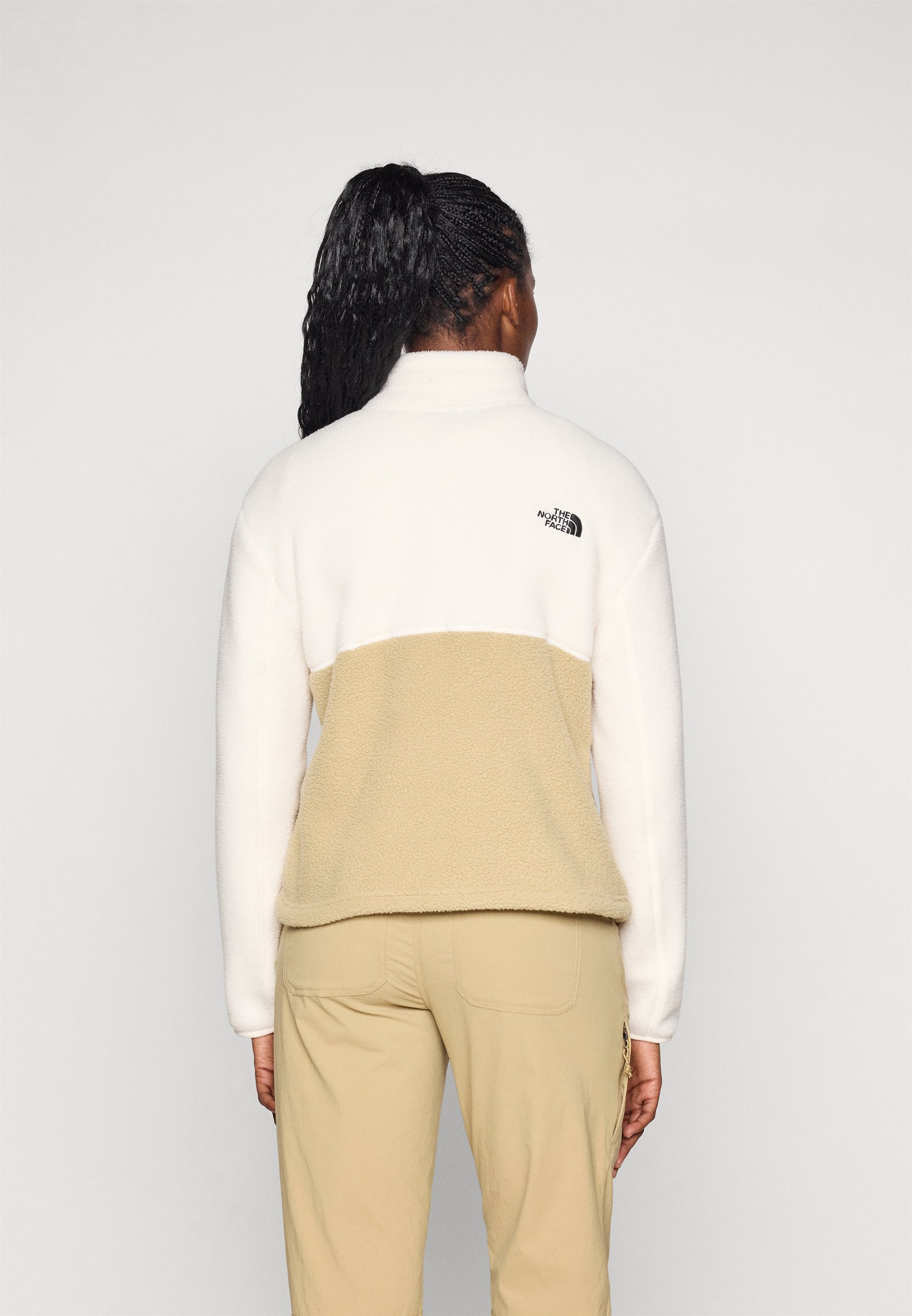 The North Face YUMIORI 1/4 ZIP - Fleece jumper - khaki stone