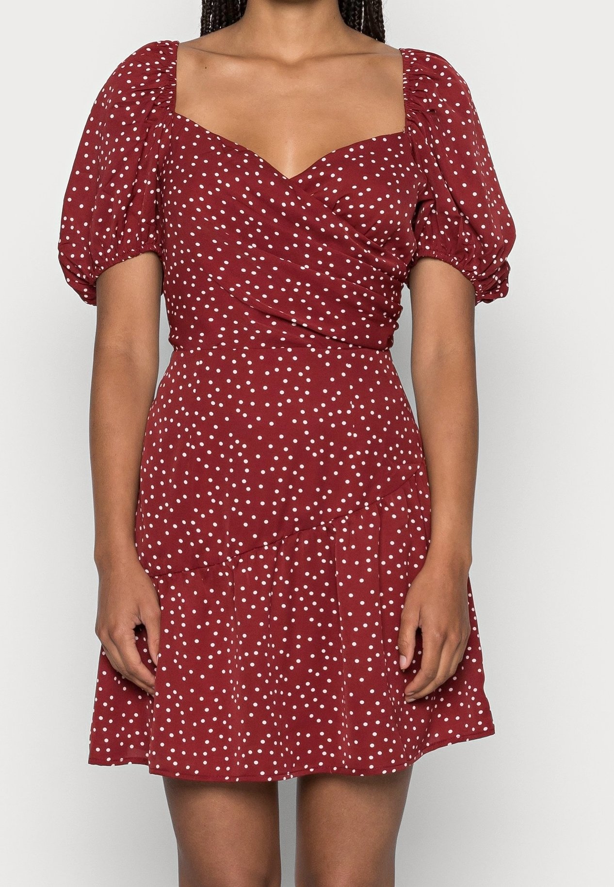Fashion Union Petite Day dress - dark red - (Pre-owned) - Zalando.ie Fashion Union Petite Day dress - dark red - (Pre-owned) - Zalando.ie