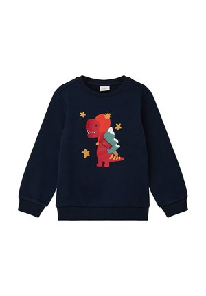 s.Oliver MIT FRONTPRINT - Sweater - navy