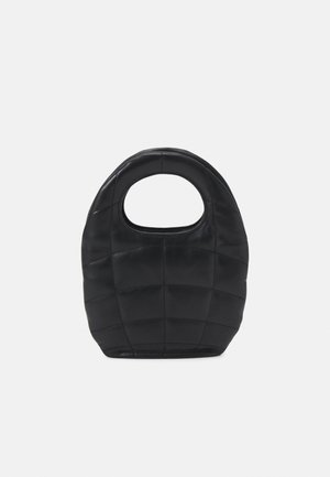 QUILTED GLOBE BAG - Handbag - black