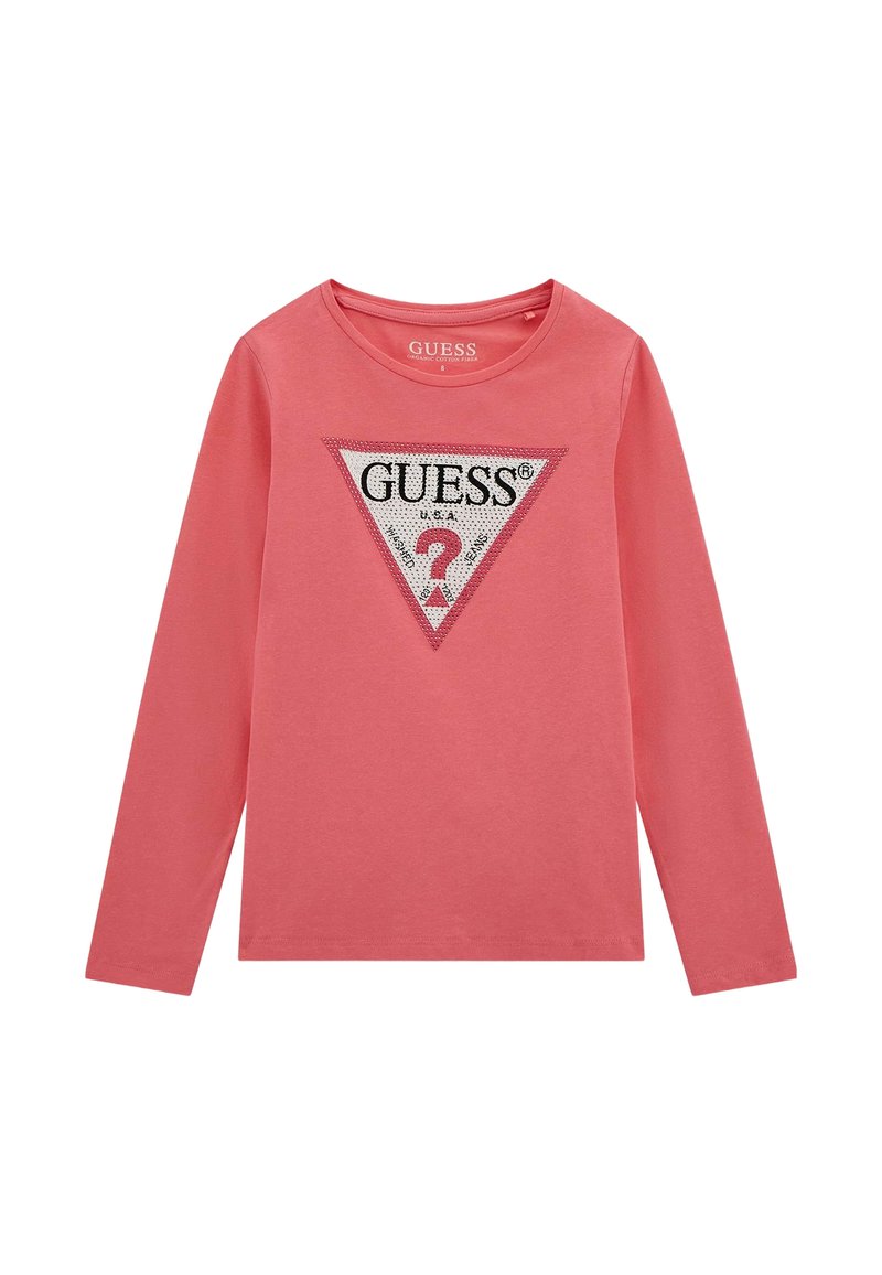 Guess LOGO-DREIECK - Ilgarankovis viršutinės dalies drabužis - rose