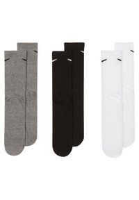 EVERYDAY LIGHTWEIGHT CREW UNISEX 3 PACK - Αθλητικές κάλτσες - white(black)/carbon heather(black)/black(white)