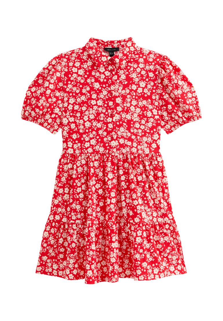 New Look Blousejurk rood gemêleerd