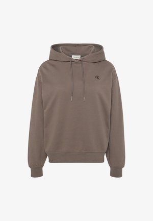 Calvin Klein Jeans, MONOGRAM HOOD - Φούτερ με κουκούλα - iron