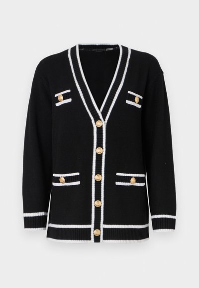 Alice + Olivia BRADFORD - Adīta jaka - black/soft white