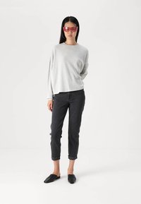 Abercrombie & Fitch WAFFLE DOLMAN  - Ilgarankovis viršutinės dalies drabužis - grey