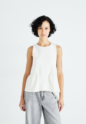 PEPLUM - Topper - gardenia