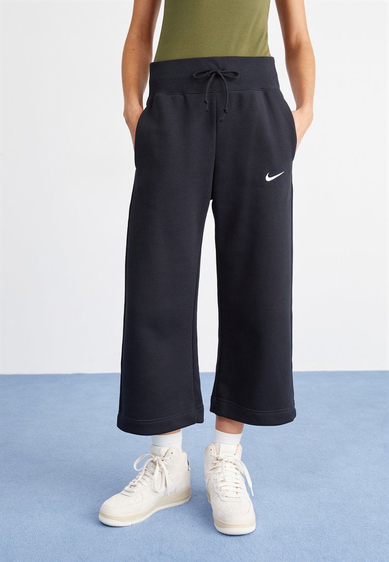Nike Sportswear CROP Tracksuit bottoms black Zalando.co.uk