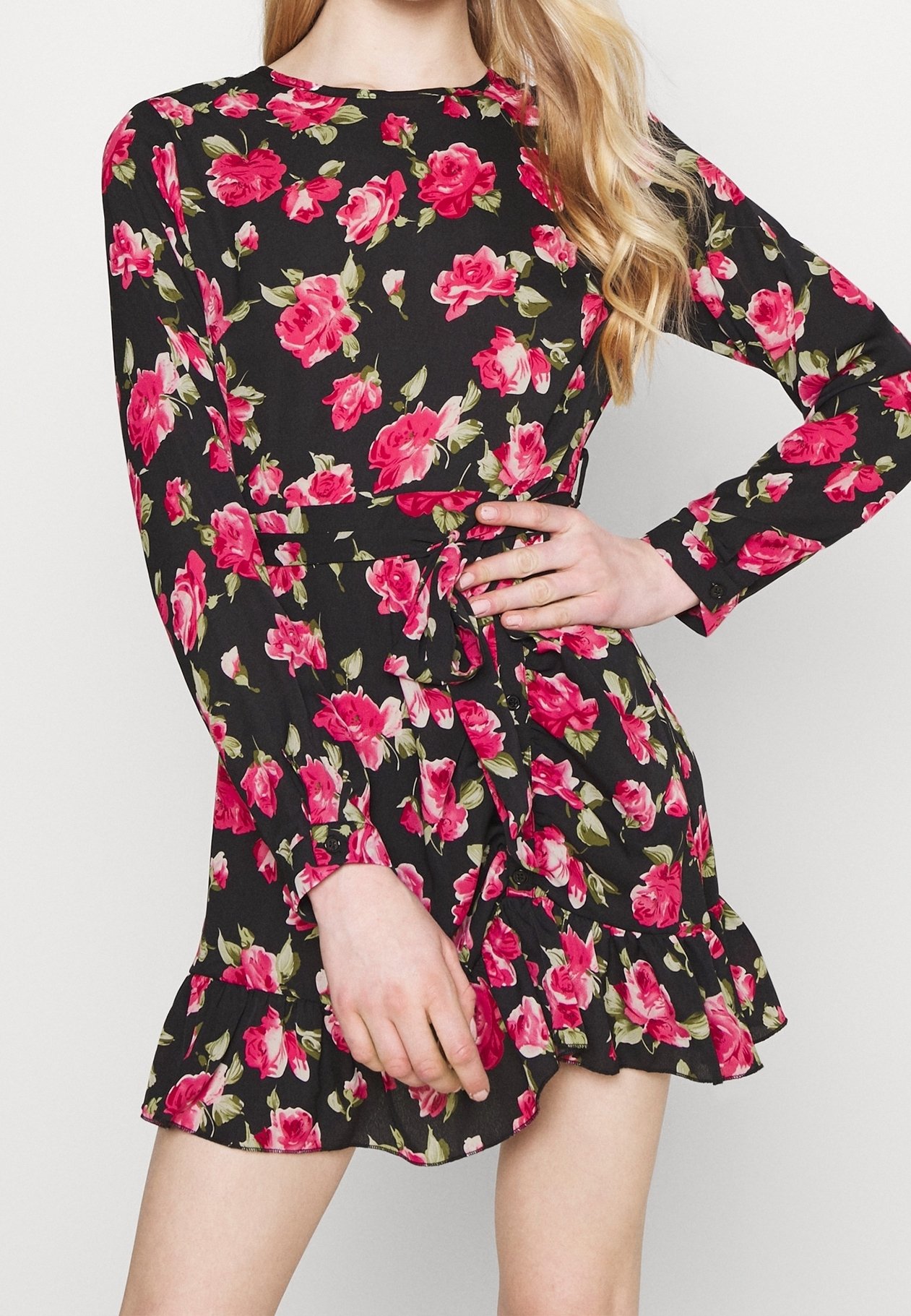 princess polly baby blue dress Floral Dresses｜MISSGUIDED main image 0