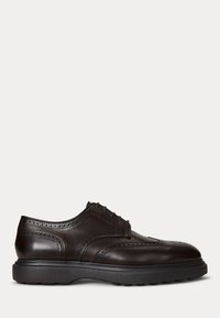 MARTELLI LEATHER WINGTIP SHOE - Snøresko - dark brown