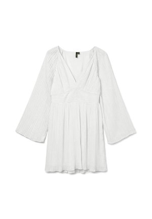 Vero Moda, VMDORA SHORT PLISSE DRESS - Robe de jour - snow white